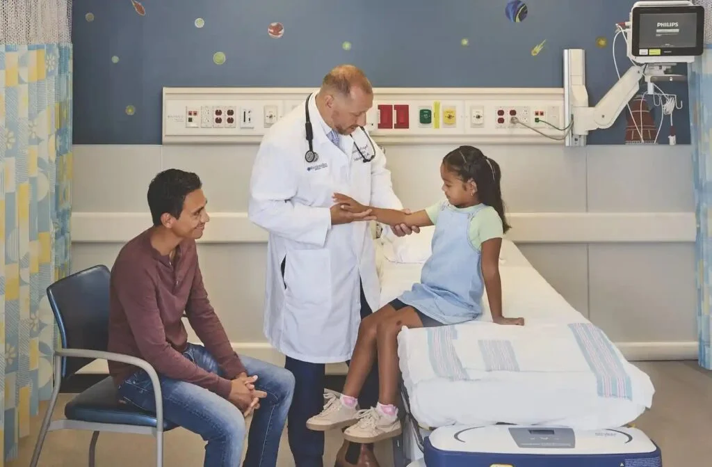 Healthcare team providing services