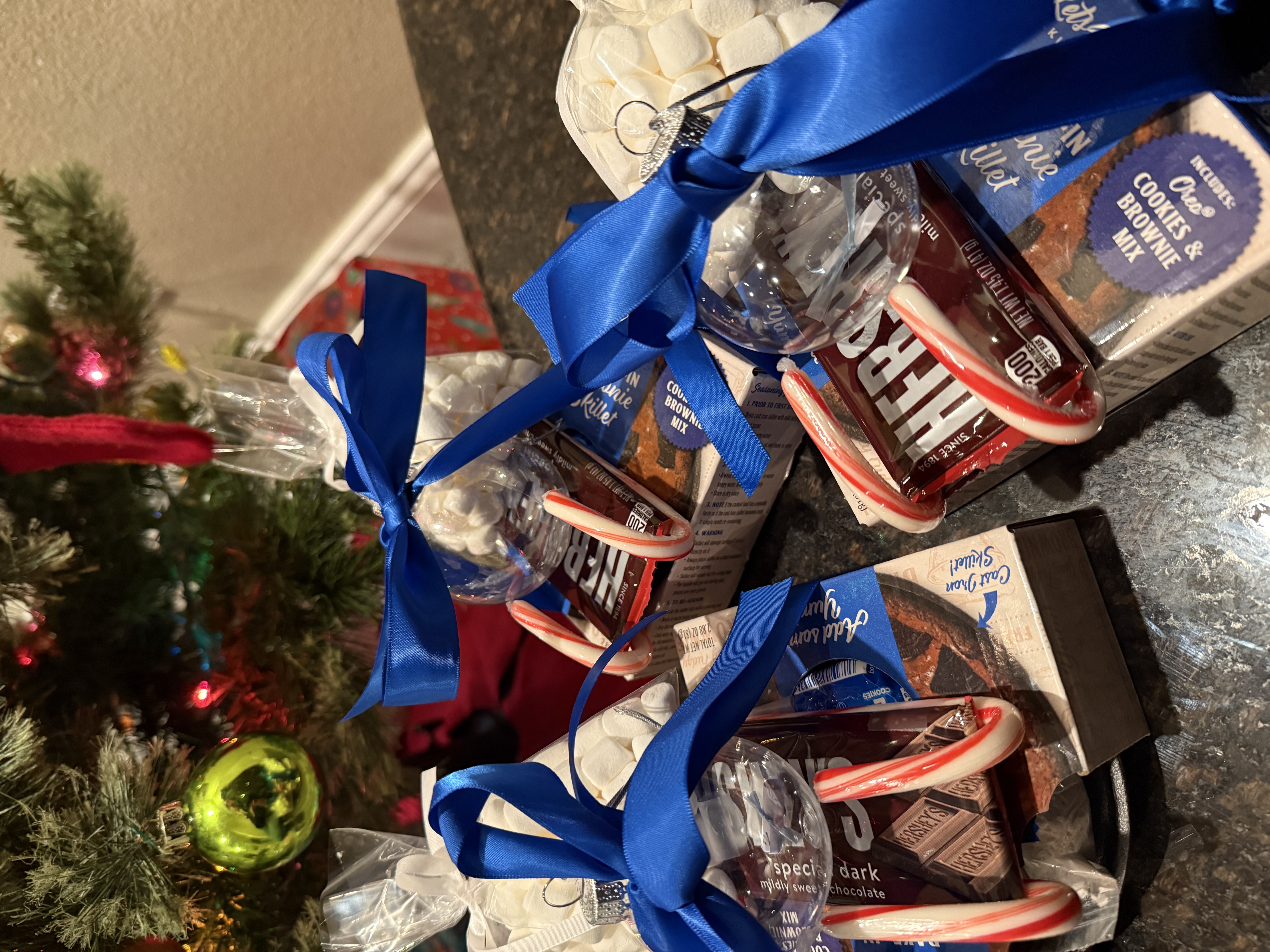 Community members receiving holiday gifts with dignity and respect